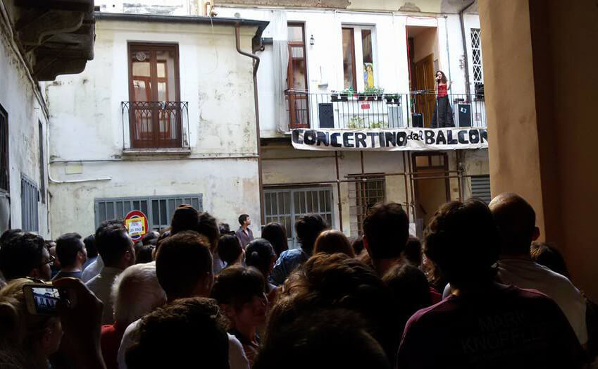 Concerto dal balconcino